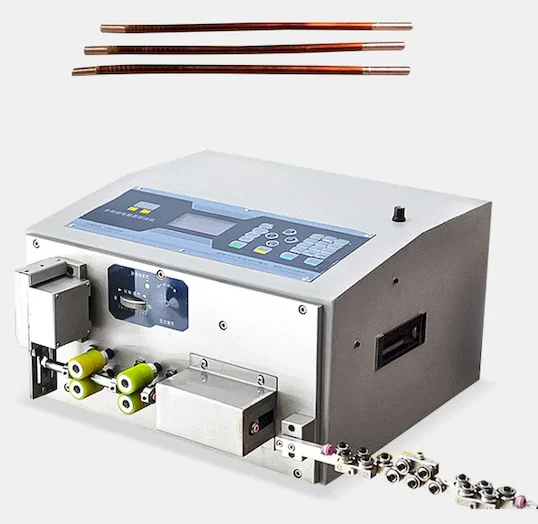 Станок для резки и зачистки эмальпровода WPM-1-6 - Полуавтоматическая машина для зачистки проводов щеткой