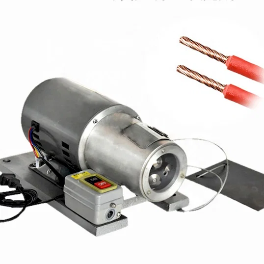 Полуавтоматический станок для зачистки и скрутки проводов WPM-191 - Полуавтоматическая машина для зачистки проводов щеткой